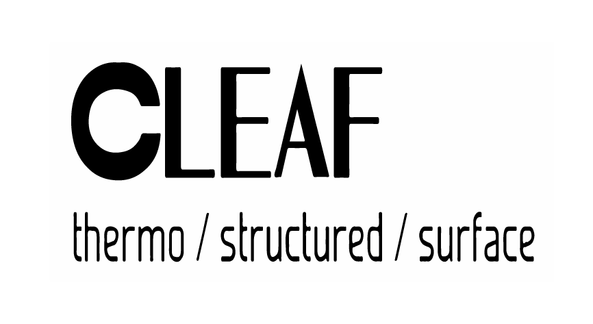 Cleaf thermo structured surfaces